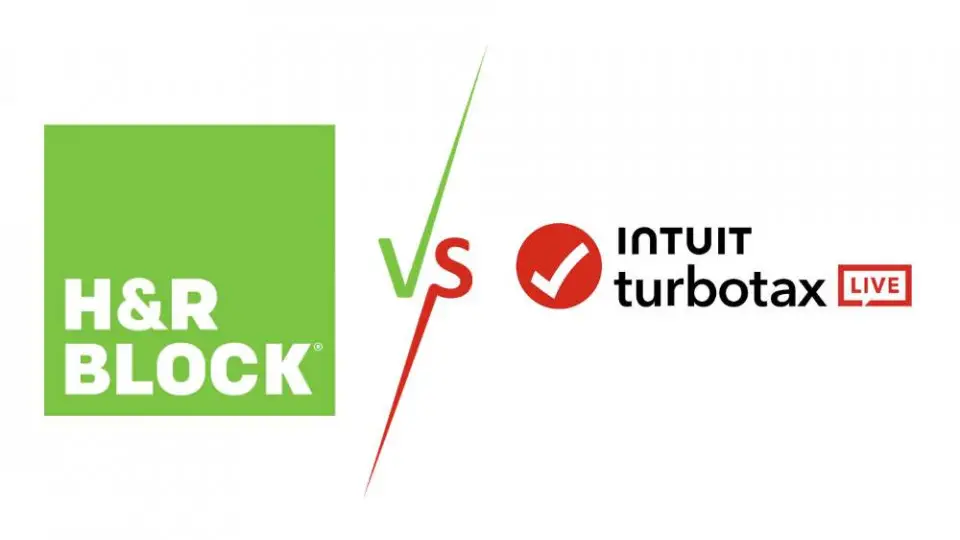 Comparing Tax Preparation HR Block vs TurboTax Live